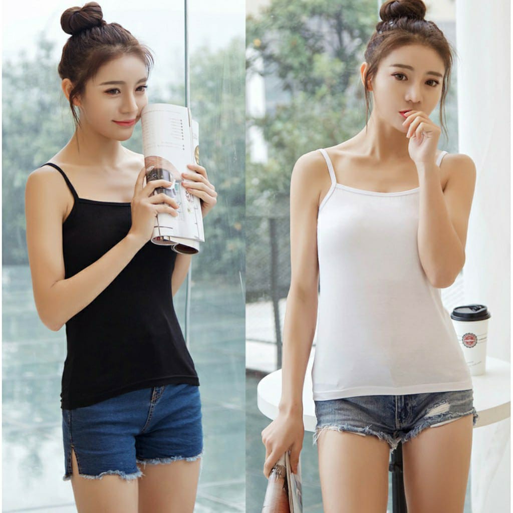 Tanktop Wanita Size M,L,XL bahan halus dan adem