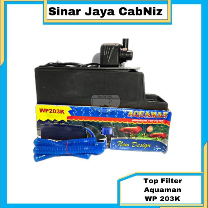 TOP FILTER BOX AQUARIUM AQUAMAN WP 203 K WP-203K AQUASCAPE AKUARIUM