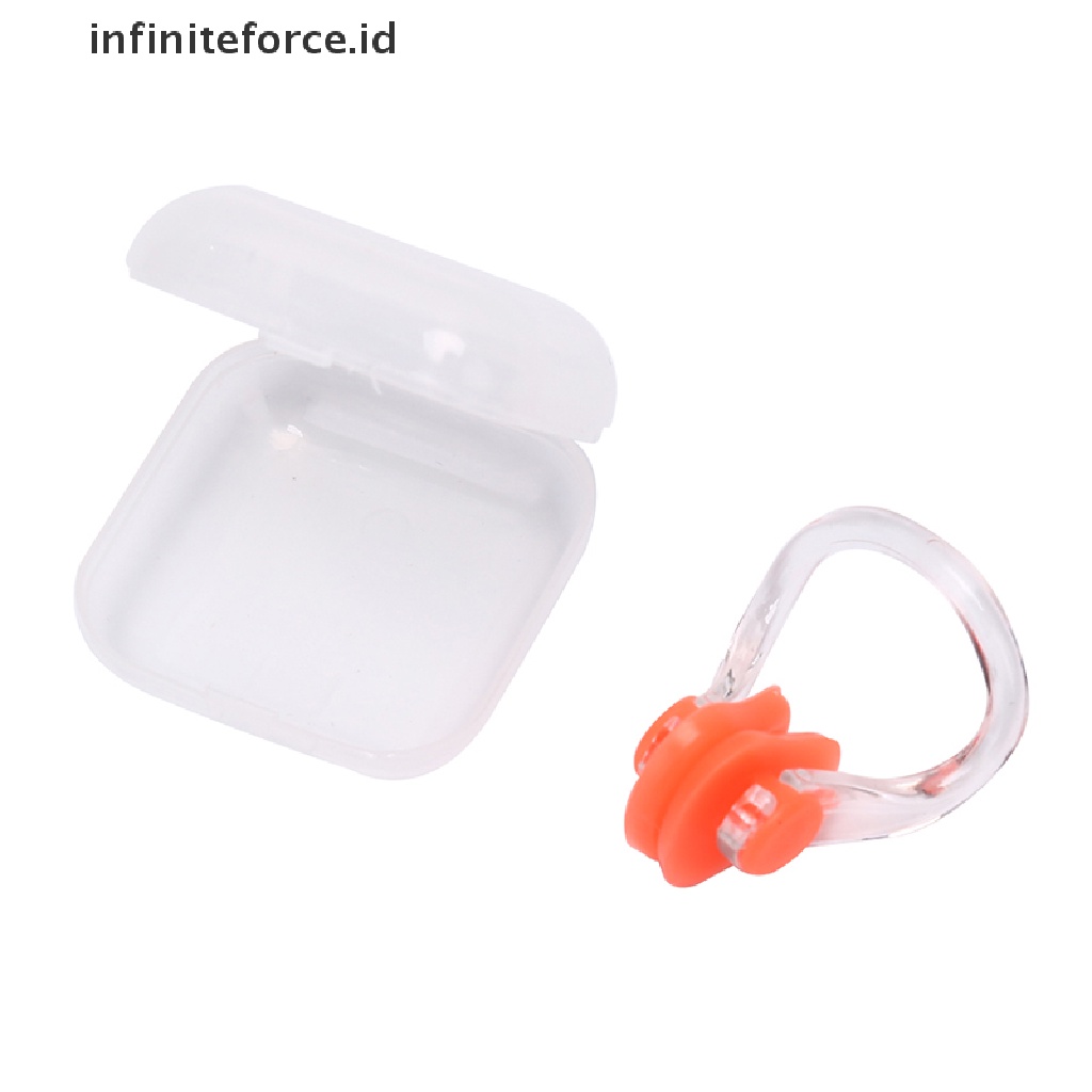 (infiniteforce.id) Klip Penjepit Hidung Bahan Silikon Lembut Nyaman Untuk Anak / Dewasa