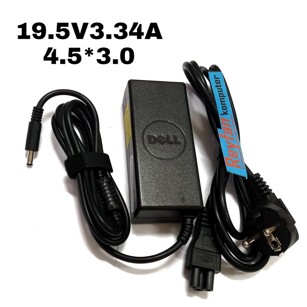 Charger Laptop Dell Vostro Adaptor Dell 19.5V 3.34A 65W 14 3458 3459 5459 Jarum Kecil