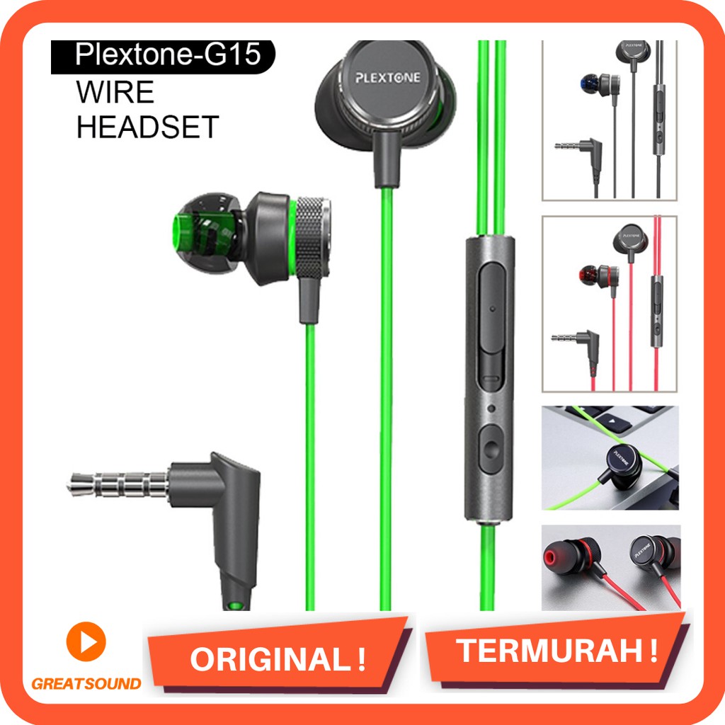 PLEXTONE G15 In-Ear Gaming Headset Gaming Plextone G15 Earphone Gaming  Headset Plextone