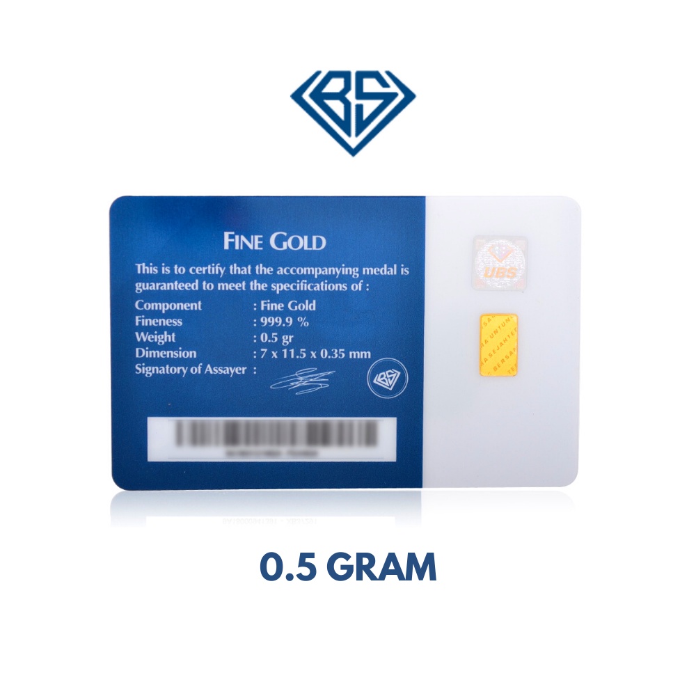 0.5g UBS GOLD