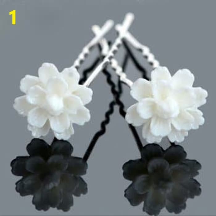 5 Pieces Jepit Sanggul Bulu Rambut Resin Cantik Elegan 5 Pieces Jepit Sanggul Bulu Rambut Resin Cantik Elegan