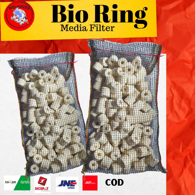 BIO RING FILTERISASI AIR MEDIA FILTER KOLAM IKAN DAN AQUARIUM