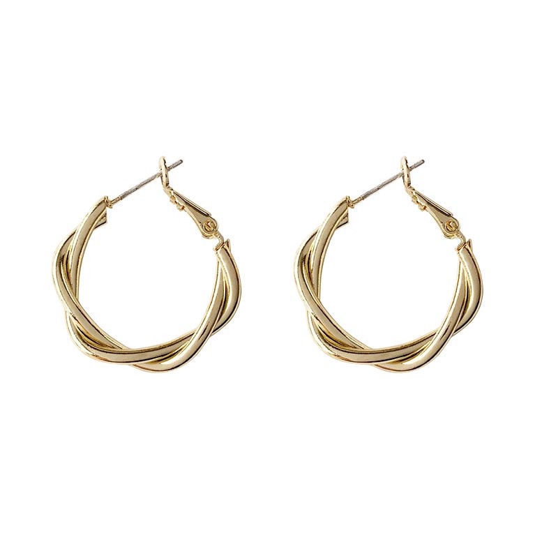 Anting Model twist Gaya retro Korea