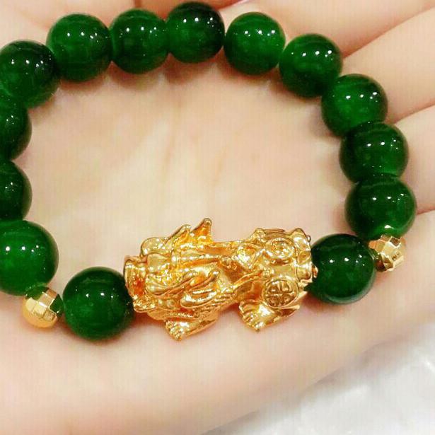 Jual Gl569h452h Gelang Emas Model Permata Batu Giok Hijau Green Jade Antik Kab Sidoarjo Paris Gold Jewelry Tokopedia