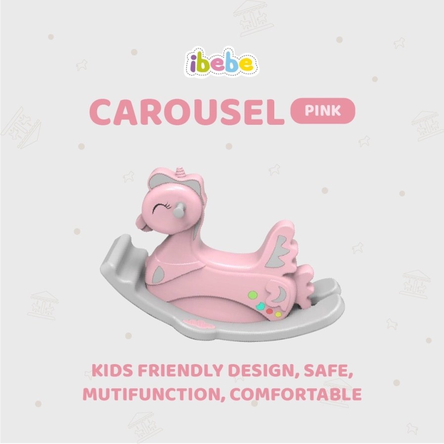Sweetmomshop Ibebe Carousel - Pink