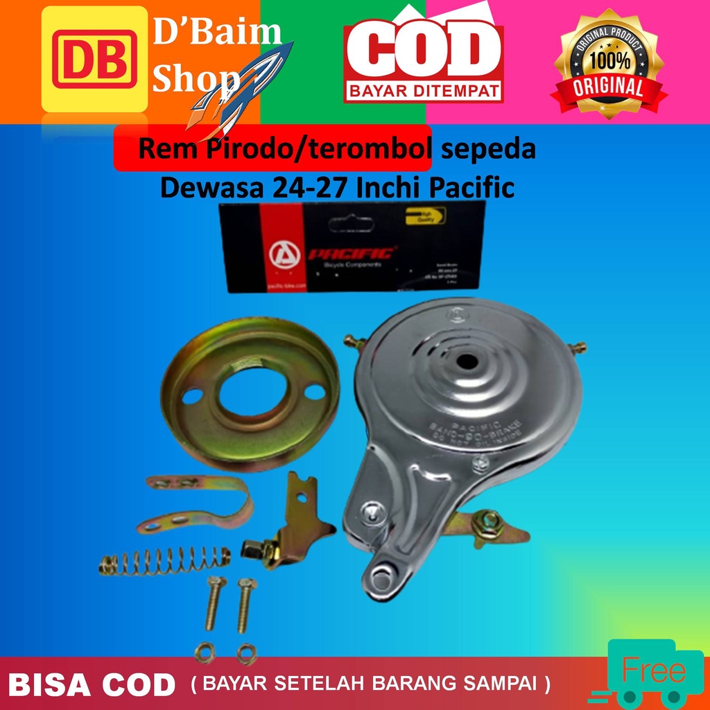 Rem Sepeda Tromol Pirodo Pacific SP-G1002 Diameter 90 MM Untuk ukuran 24 Sampai Dengan 26 Inchi