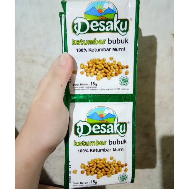 

Desaku ketumbar bubuk 1 renceng isi 12 sachet