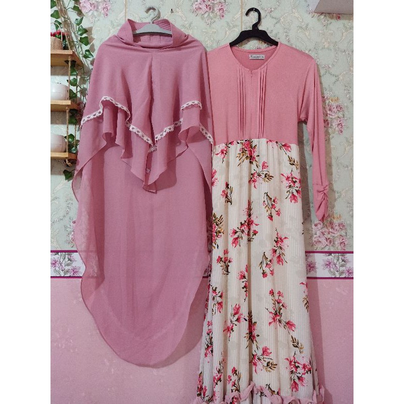 Gamis set syari FATIMA SYARI BY DEASY NIRWANI dress second pl