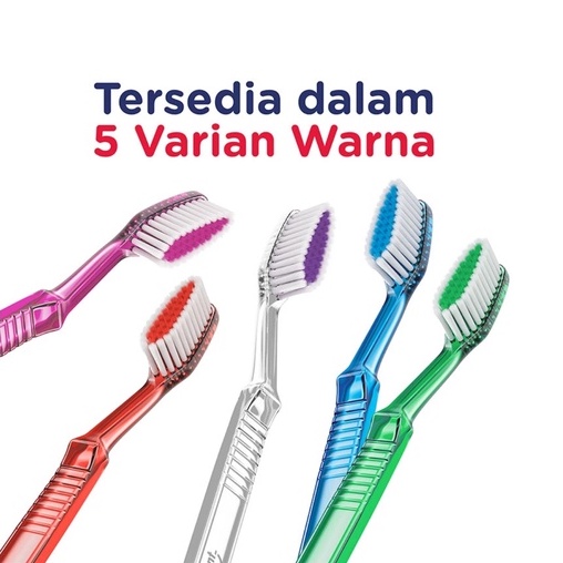 Pepsodent Sikat Gigi Brilian Lembut 3pcs