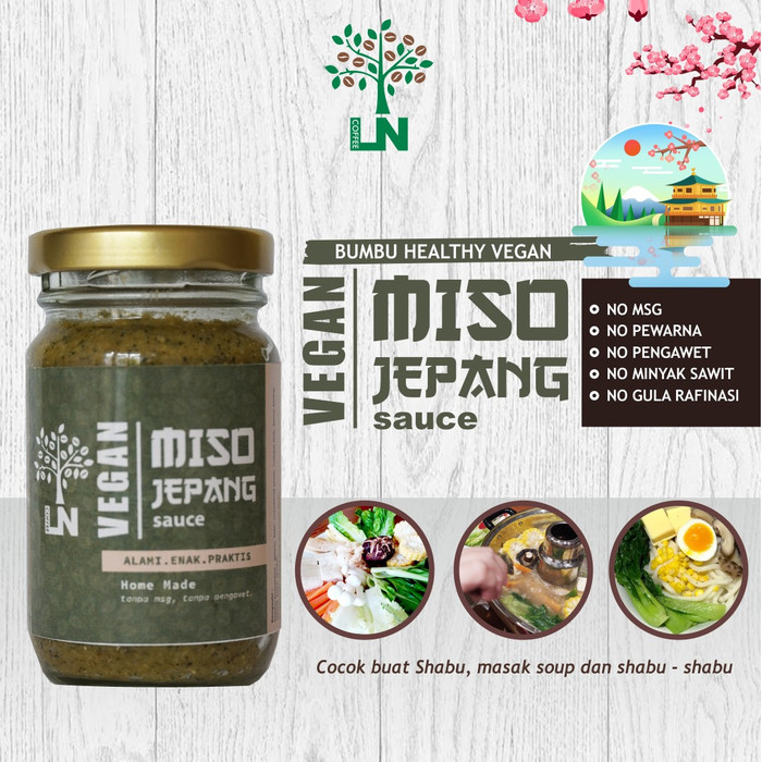 

Ready- Vegan Miso Jepang Sauce 125Gr (Netto)