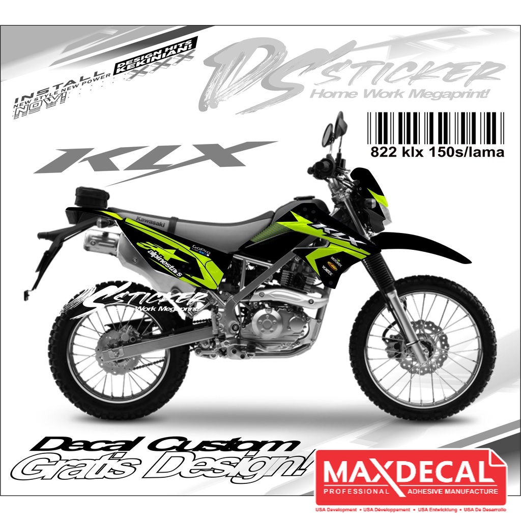 Jual 822 Decal KLX Lama S/L Simpel Grafik Indonesia|Shopee Indonesia