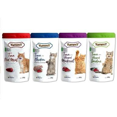 YUMMY CAT WET FOOD 85 GR