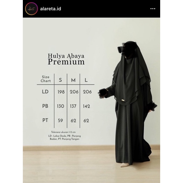Preloved Hulya Abaya & FK Aisyah brand @alareta.id. (1 set)