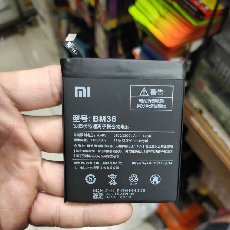 XIAOMI REDMI 1S / MI 1S / BM41 , XIAOMI MI5S / MI 5S / BM36 , XIAOMI MI5S+ / MI 5S+ / BM37 , XIAOMI MI4S / MI 4S / BM38 baterai battery batle batt mantap murah meriah