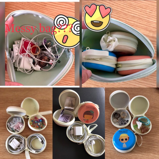 Dompet koin / circle box/ tempt perhiasan /dompet koin / dompet serbaguna