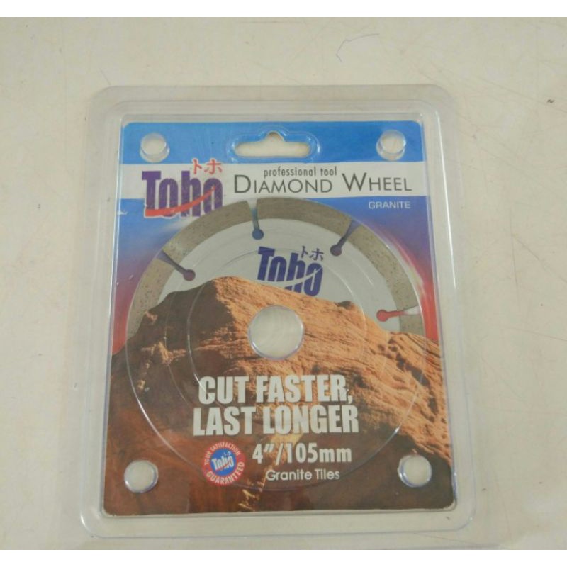 Mata pisau potong granit toho/diamond cutting whell dry toho