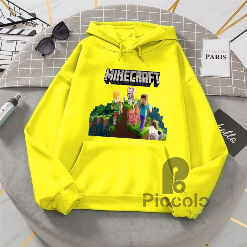 BAJU ANAK HOODIE ANAK MINECRAFT BAHAN PREMIUM