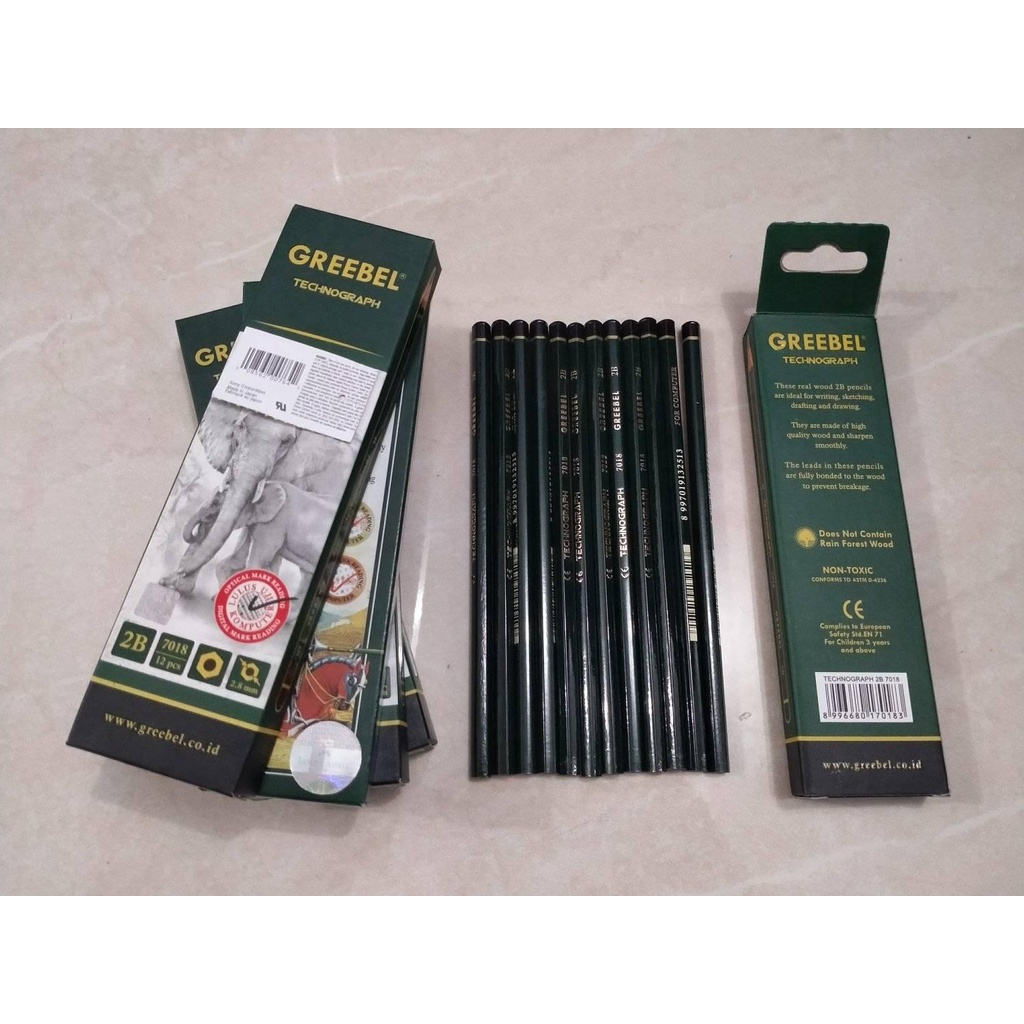 

Pensil Greebel 1 pak isi 12 pcs