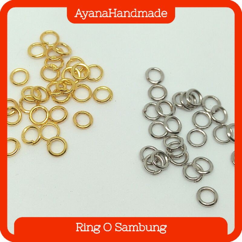 20g Ring O sambung Jump ring Besi