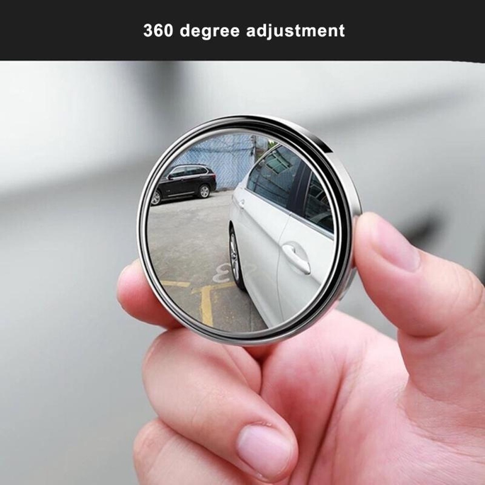 2pieces Car Mirrors Blind spot Slim Kaca Cermin Spion Mini Tambahan Mobil Motor Kaca Spion Mini Tambahan Blind Spot