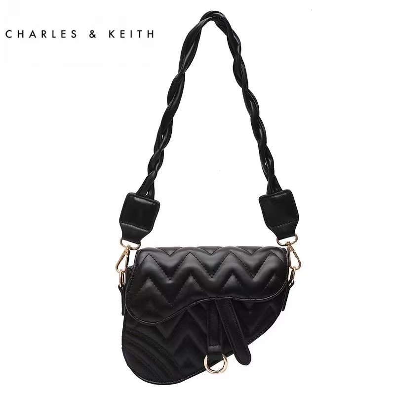 9.9 Big Sale  tas Ck Bag Charles And Keith Tas Wanita Shoulder Bag  Tas Selempang Wanita 2 Tali