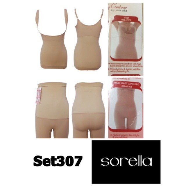 SRJ - Set Korset 307 seamless Body Contour by SORELLA