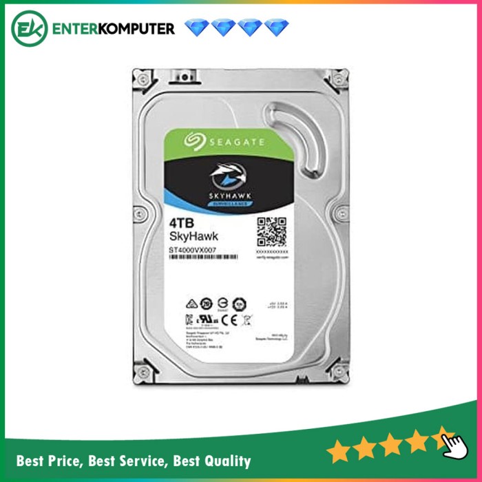 Harddisk Seagate Surveillance 4TB - SkyHawk Series