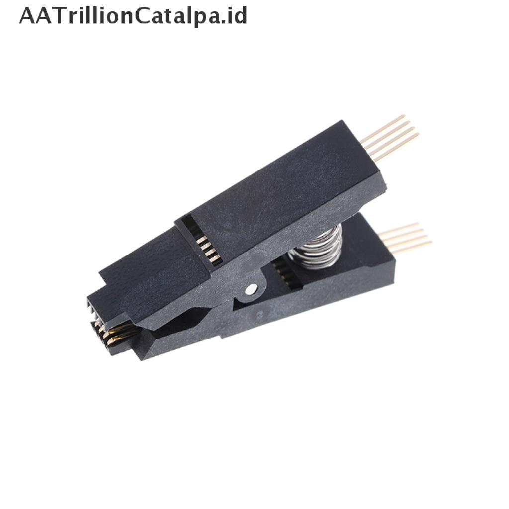 (AATrillionCatalpa) Soic8 SOP8 test clip Untuk EEPROM 93CXX / 25CXX / 24cxxx