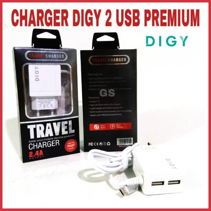 Charger Diggy 2 USB Fast Charging Android Micro