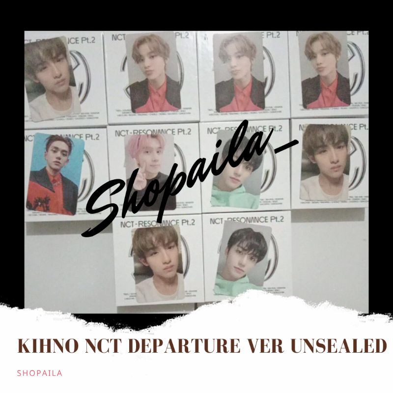 KIHNO NCT RESONANCE PT 2 UNSEALED DEPARTURE VER SUNGCHAN JUNGWOO HENDERY JAEMIN WINWIN LUCAS