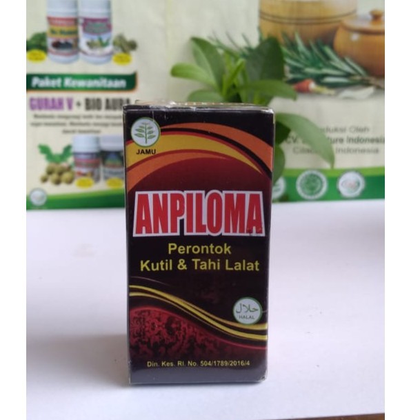 Obat herbal Anpiloma Salep Perontok Kutil Kelamin , Tahi Lalat Besar, Jengger Ayam