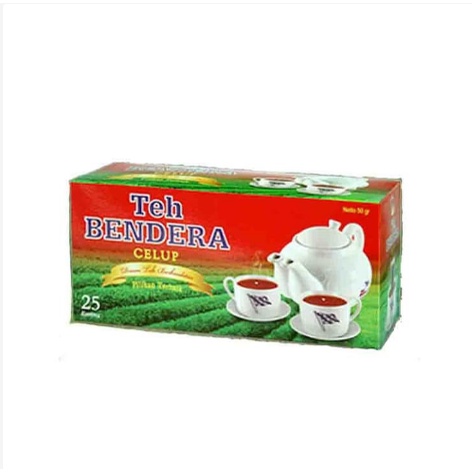 TEH BENDERA CELUP ISI 25 PCS