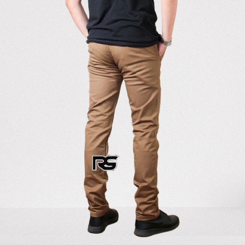 Celana Chino Panjang pria celana chinos pria celana chino kerjaharian santai casual formal Coffe