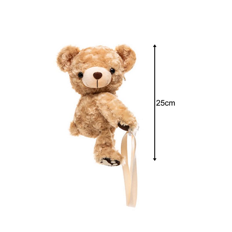 (pb6_shop)as Selempang Boneka teddy bear Sekolah Anak Karakter Zoo Edition/ Tas Ransel Boneka Beruang Lucu Terbaru Kekinian Tas Ransel Wanita Murah/Tas Bahu Fashion