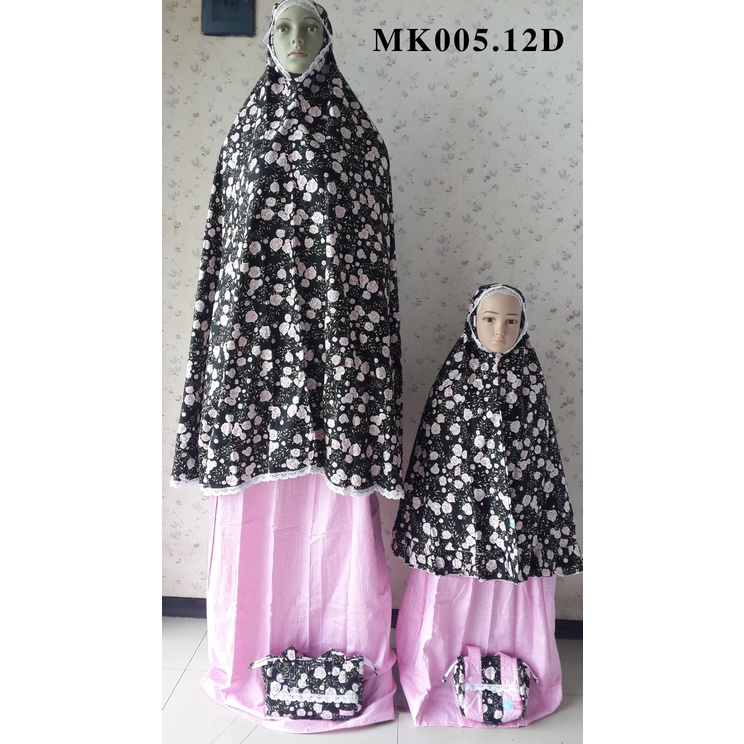 mukenah couple ibu anak / mukenah anak dan ibu / mukenah ibu dan anak 2 tahun