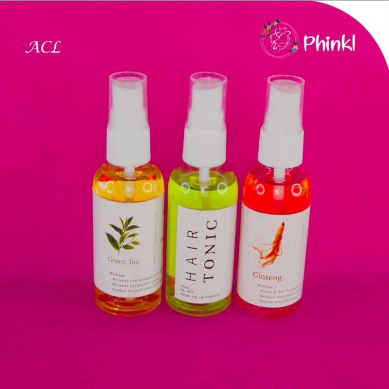 `ღ´ PHINKL `ღ´ ACL Hair tonic spray penguat akar rambut anti rontok lepek