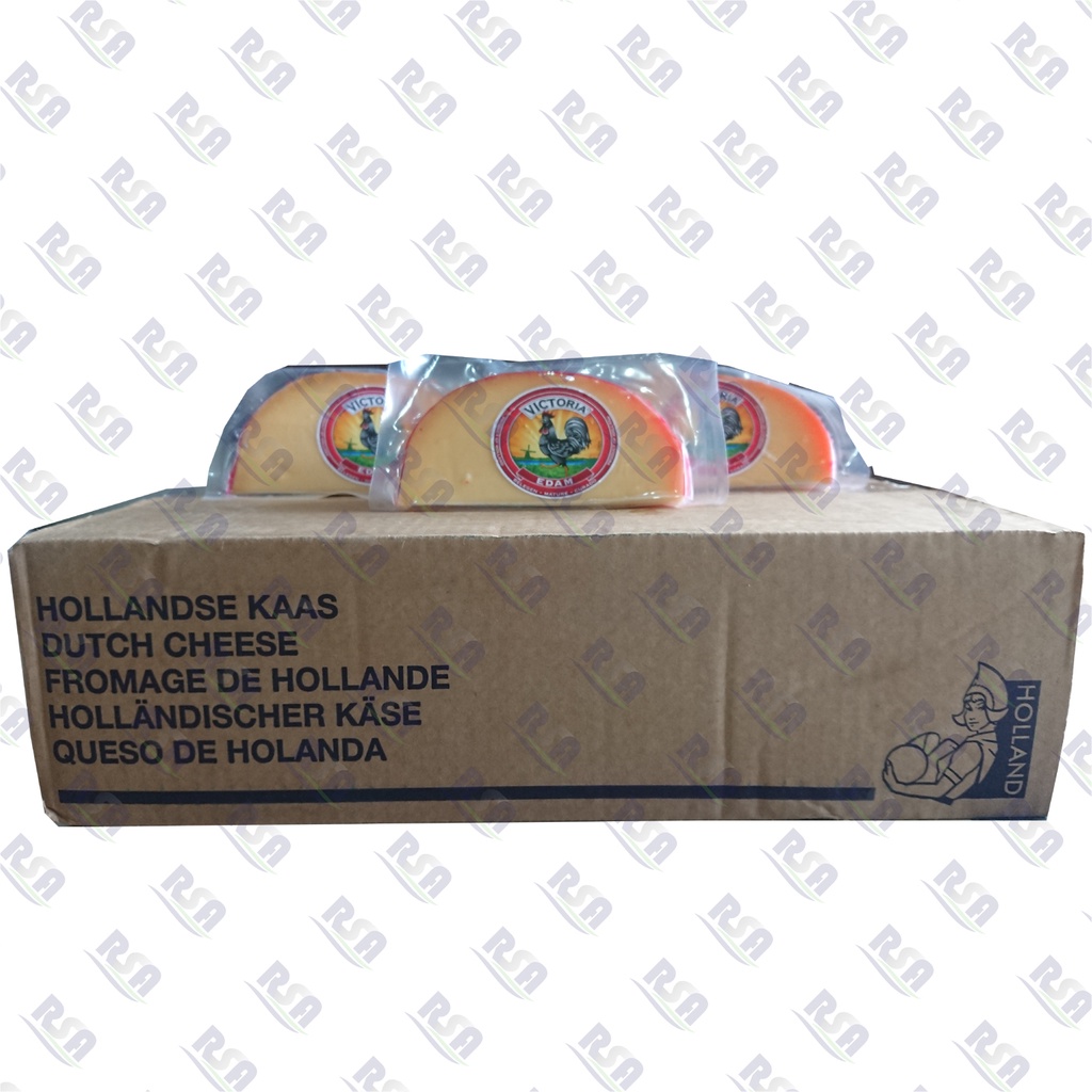 

Keju Edam Victoria 300g x 16 Import dari Holland