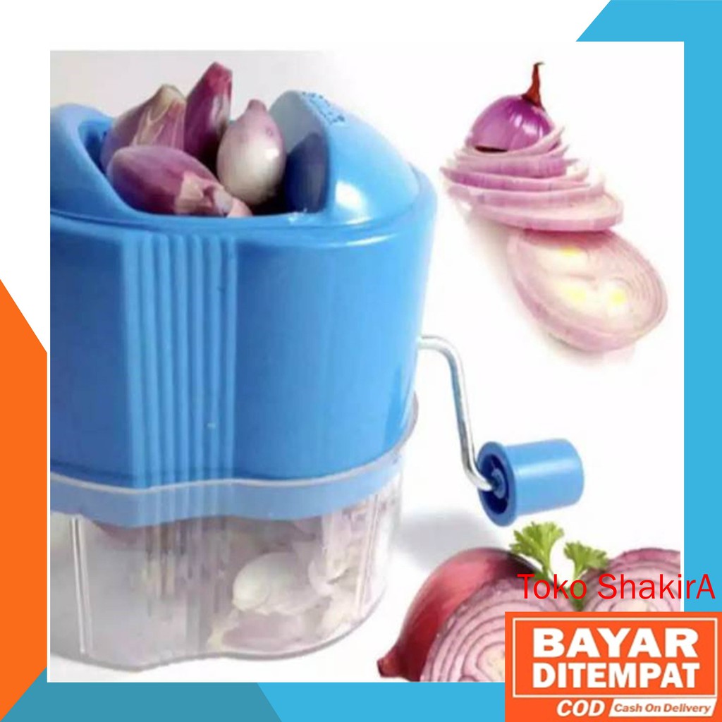 Alat Perajang Pemotong Bawang Merah Putih Bombay Goreng Serbaguna Onon