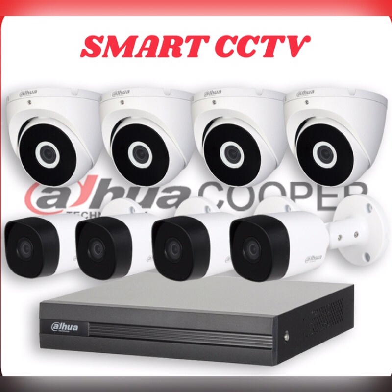 PAKET CCTV DAHUA 6 KAMERA 2MP LENGKAP GARANSI RESMI