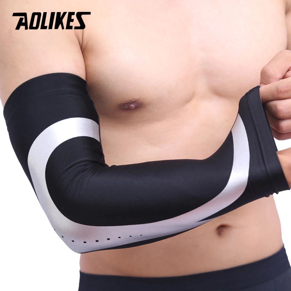 AOLIKES 7945 Long Hand Sleeve / Arm Sleeve Basket - Gym - Sepeda dll