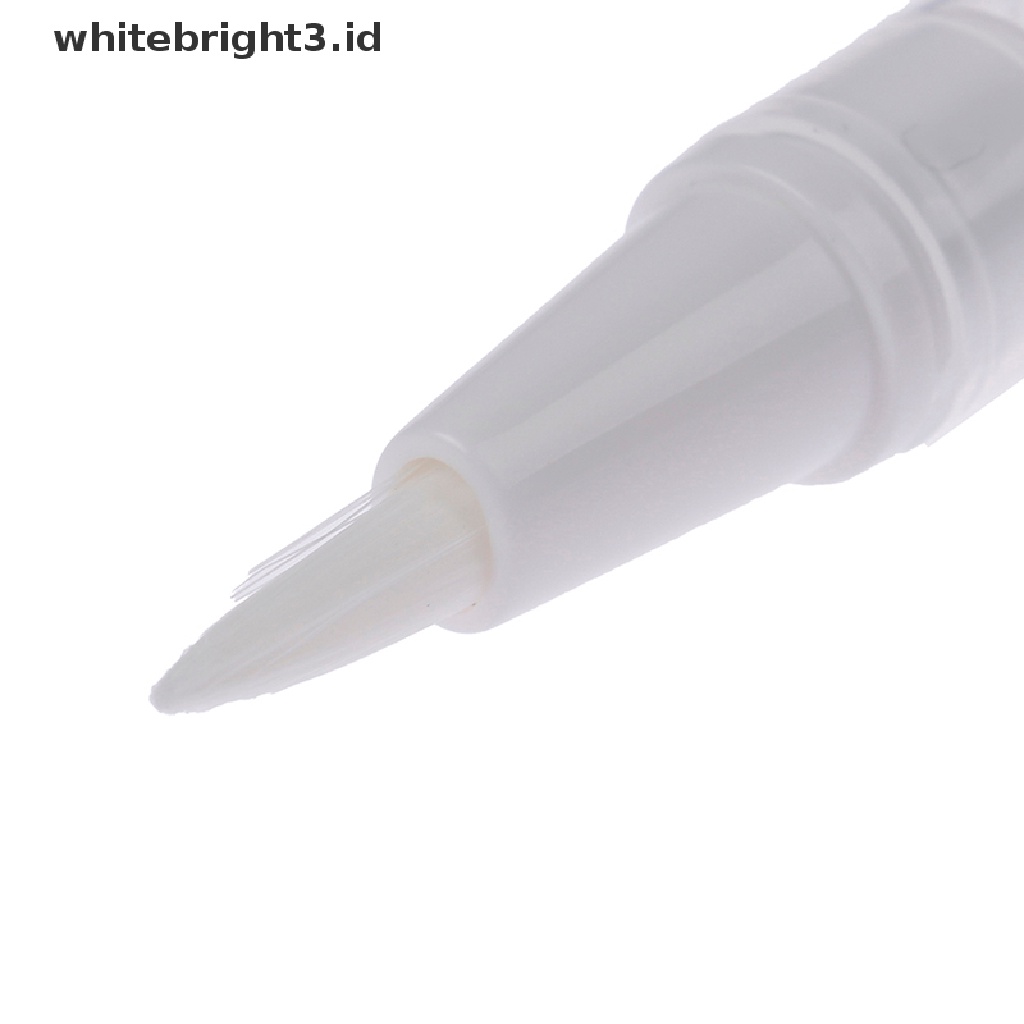 {whitebright3.id} 5pcs 3ml Travel Empty Twist Pen With Brush Cosmetic Container Nail Oil Lip Balm ,