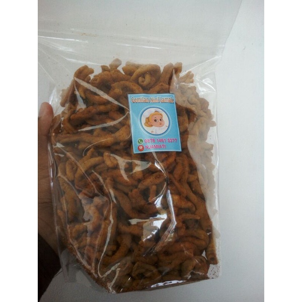 

Keripik usus pedas cemilan nini lamak 500gr