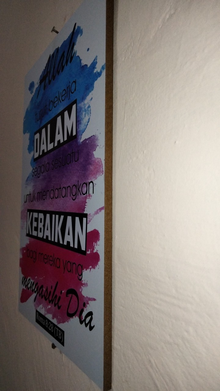 Wall Decor Nasrani Quote Alkitab Dekorasi Kristen Katolik