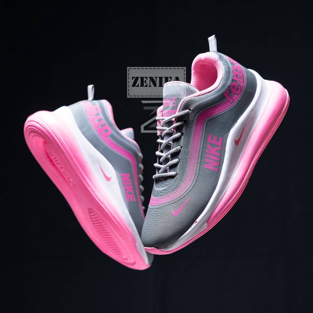 SEPATU WANITA NIKE AIRMAX 720 RUNNING SPORT PEACH PUTIH SIZE 36-40 SEPATU OLAHRAGA WANITA BISA COD-1