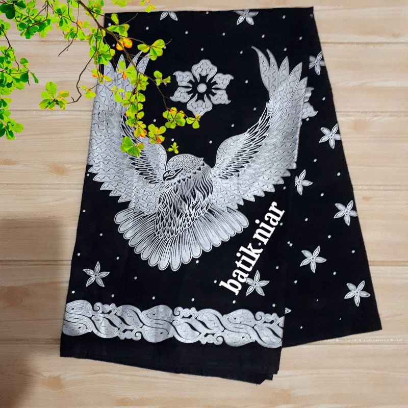 kain batik prada emas murah