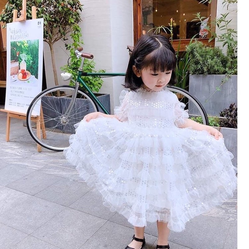 Dress anak perempuan usia 2tahun dress import dress warna putih