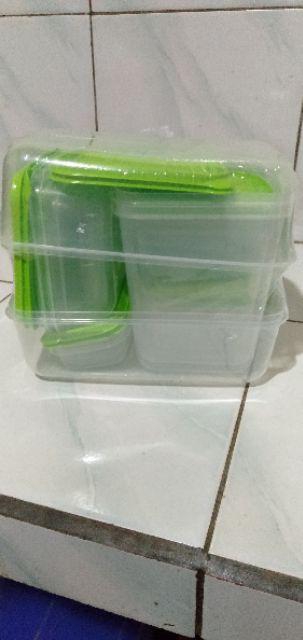 Set Wadah Plastik Untuk Penyimpanan Calista Otaru 14 Pcs