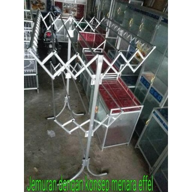 Jemuran baju aluminium/jemuran Paris